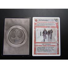 Star Wars 1995 Premiere Decipher CCG W/B Card Rebel Reinforcements LS