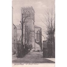 ED 484 MAIDENHEAD - ST MARYS CHURCH. PRINTED POSTCARD