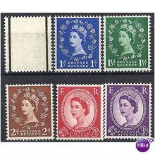 1957 Graphite Wildings Set SG561-566 Unmounted Mint. .