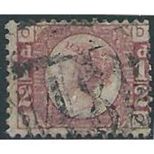 1870 SG48/9 1/2d Rose Plate 11 Good Used Check Letters "DO".