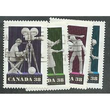 CAN 1989 SET 'ARTS AND ENTERTAINMENT' (4v) FINE USED (EBID41-653)