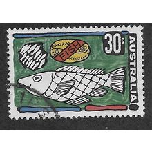 AUS 1972 30c 'PRIMARY INDUSTRIES - FISH' FINE USED (EBID52-039)