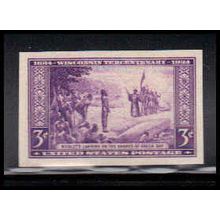 755 3c Wisconsin Very Fine MNH Z1759