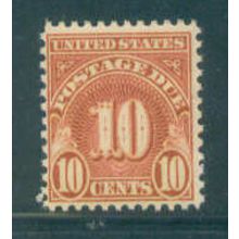 J84 10c Postage Due Barely Clears MNH Q3249