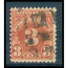 Used J82 3c Postage Due Average WA1346