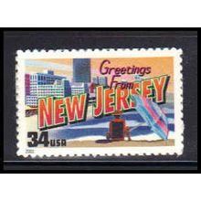 3590 34c New Jersey Fine MNH V2737