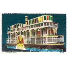 BLACKPOOL BELLE, LANCASHIRE used vintage postcard 1970 postmark =