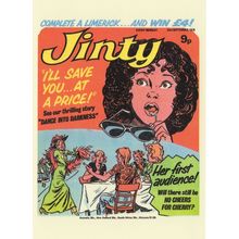 Dance Into Darkness Limerick Competition Jinty 1970s Comic Book Postcard