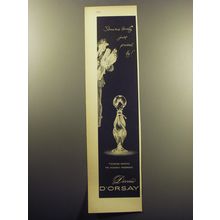 1957 D'Orsay Divine Perfume Ad - Someone lovely just passed by
