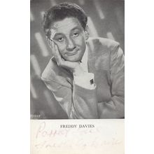Freddy Davies Early Hand Signed Publicity Photo