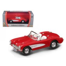 1957 Chevrolet Corvette Convertible Red 1/43 Diecast Model Car by Road Signature