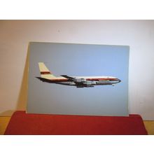 CARIBBEAN AIR BOEING 707 aeroplane unused postcard by E T W Dennis =