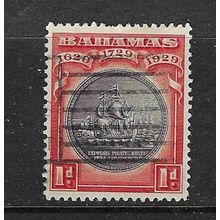BAHAMAS 1930 TERCENTENARY 1d USED SG126