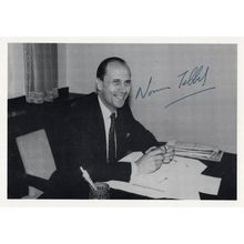 Norman Tebbit Conservative MP Large Hand Signed Photo