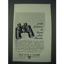 1948 Bausch & Lomb Binocular Ad - Princely Gift