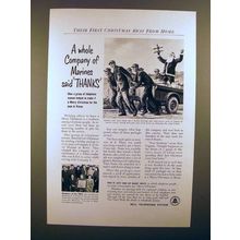 1952 Bell Telephone Ad - Company of Marines Said Thanks