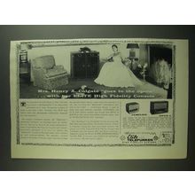 1955 Elite Telefunken Beethoven, Jubilee, Opus Radio Ad