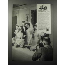1958 Graflex Super Graphic Camera, Stroboflash Ad