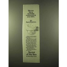 1975 Dorothy Gray Secret of the Sea Skin Cream Ad