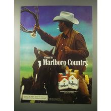 1980 Marlboro Cigarettes Ad - Cowboy
