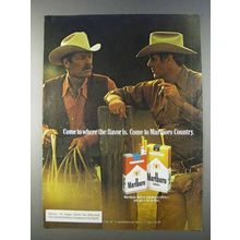 1980 Marlboro Cigarettes Ad - Marlboro Man, Cowboy