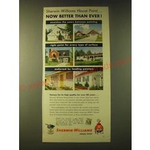 1956 Sherwin-Williams House Paint Ad - Now better