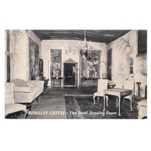 BERKELEY CASTLE, GLOUCESTERSHIRE. used vintage postcard 1956 pm real photo =