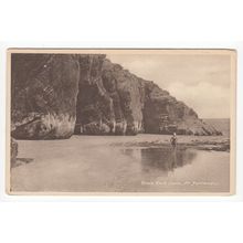 Black Rock Caves near Portmadoc Postcard Caernarfonshire