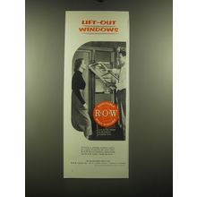 1955 R.O.W. Windows Ad - Lift-Out Windows