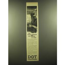 1944 United-Carr Dot Fasteners Ad - For happy landings and more of them
