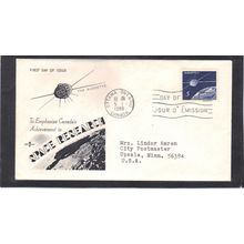 FDC Rose Craft 5c Space Research (Cachet-Typed/A) CV41507