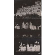 Chateau De Blois Chambord 3x French Old Real Photo Postcard s