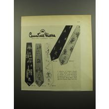 1955 Countess Mara Ties Advertisement