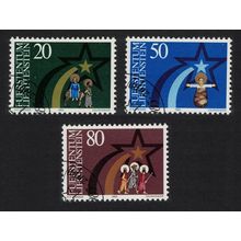 Liechtenstein Christmas 3v 1983 CTO SG#829-831