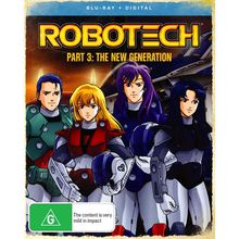 Robotech Part 3: The New Generation Blu-ray | Region A & B