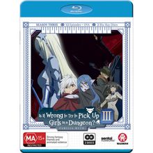 Is it Wrong to Try to Pick up Girls in a Dungeon?: Season 3 Blu-ray | Region B