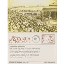 Postcard Crowd Bandstand & Pier Eastbourne Easter 1948 - Nostalgia
