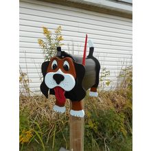 Black Doggie mailbox