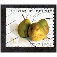BEL 2007 (52c)(S/A) 'FRUIT-PEARS' FINE USED (EBID10368)