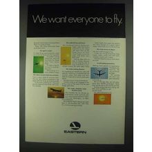 1967 Eastern Airlines Ad - We Want Everyone to Fly