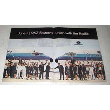 1967 Eastern Airlines Ad - Union With the Pacific