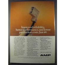 1980 AMP Electrical Connectors Ad - Reliability