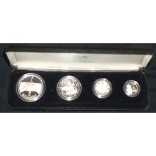 1988 Australia Silver Proof Coin Set Masterpieces in Silver - Bicentennial