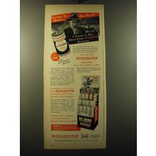 1949 Winchester Batteries Ad - No one to blame.. But myself