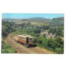 LAXEY VALLEY & SNAEFELL, ISLE OF MAN unused vintage postcard. Colourmaster =