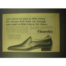 1966 Church's Cadiz Shoes Ad - You have to pay a little more