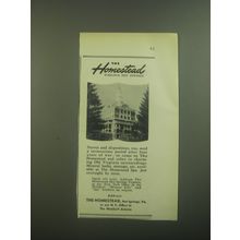 1946 The Homestead Resort Ad - Virginia Hot Springs