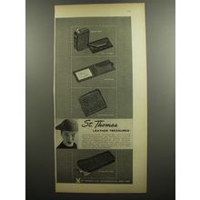 1952 St. Thomas Leather Accessories Ad - St. Thomas Leather Treasures