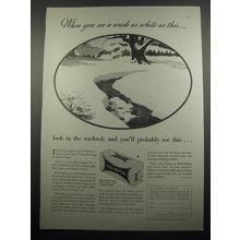1933 Fels-Naptha Soap Ad - When you see a wash as white as this