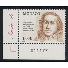 Monaco Luigi Brugnatelli Electroplating Corner Number 2004 MNH SG#2684 MI#2727